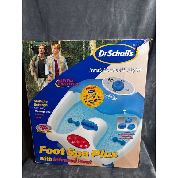 Dr. Scholls Foot Spa Plus With Infrared Heat & Massage Attachments - Picture 1 of 4